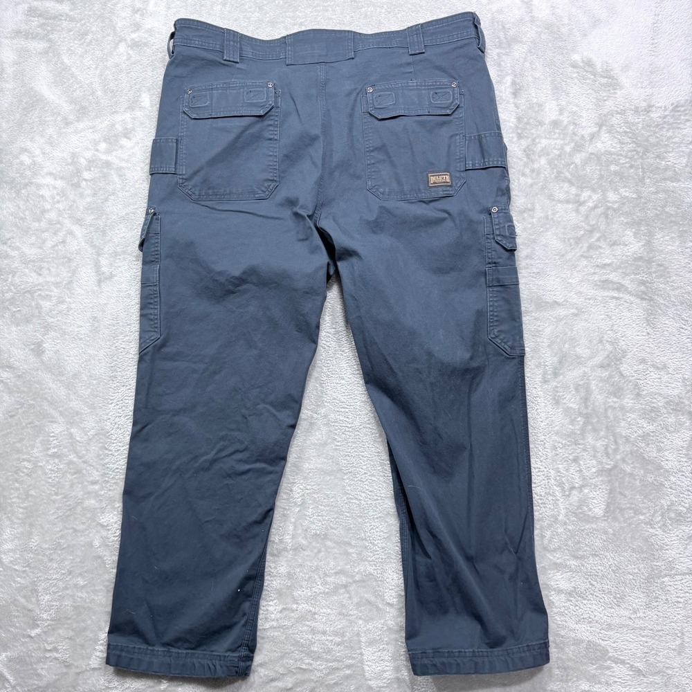 Duluth Trading Co Cargo Pants Mens 42x30 Blue DuluthFlex Fire Hose Standard Fit - Picture 2 of 12